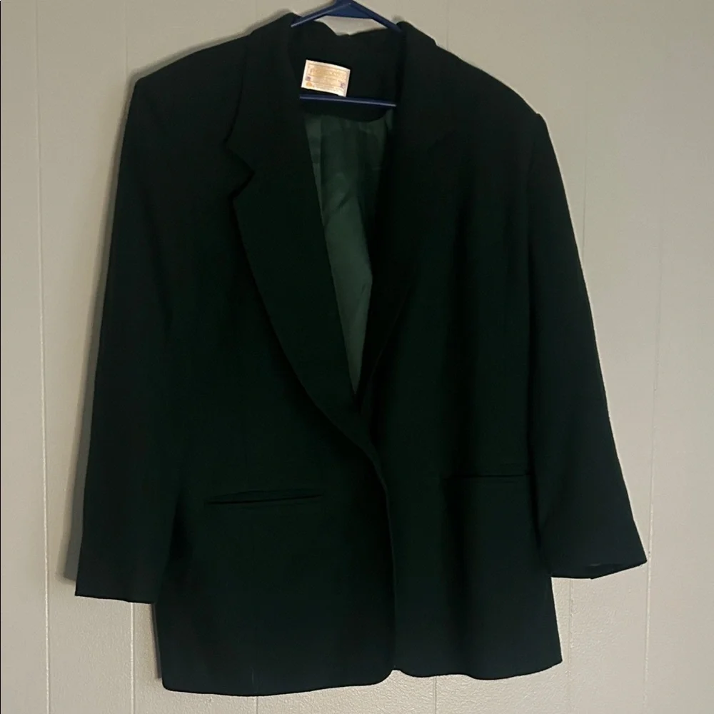 Vintage Emerald Green Pendleton wool blazer - Picture 1 of 6